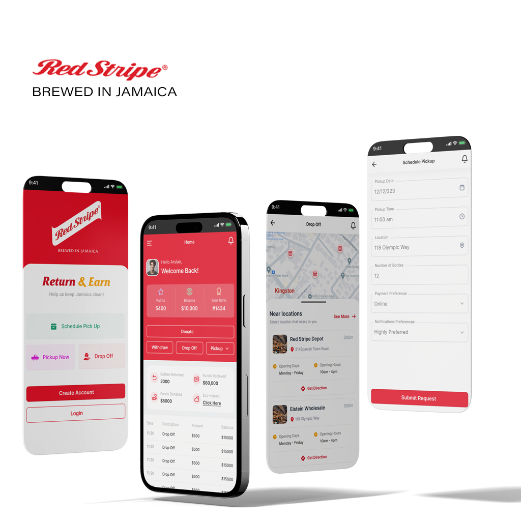 Red Stripe: Recycling Rewards Platform
